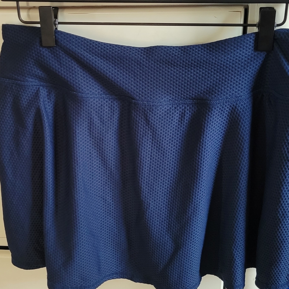 Blue Kyodan sport skirt with shorts